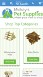 Mobile Screenshot of mickeyspetsupplies.com
